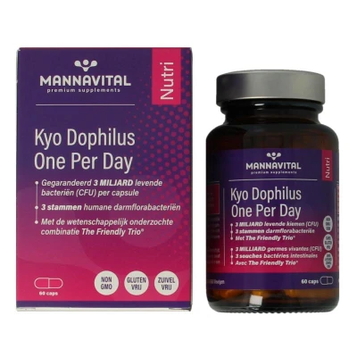 Afbeelding van MannaVital Kyo Dophilus One Per Day Capsules 60CP