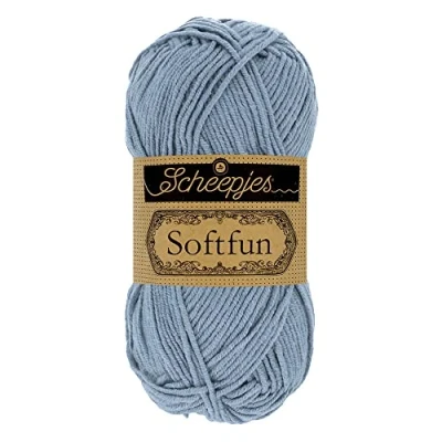 Afbeelding van Scheepjes Softfun 2602 LeiRock Blue Garen 10x50g