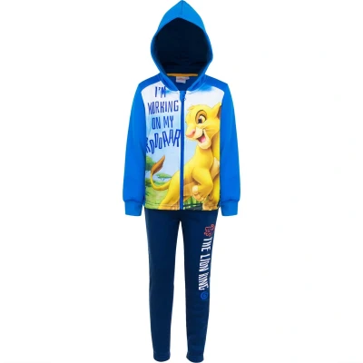 Afbeelding van Disney The Lion King Set Joggingpak / Huispak Vrijetijdspak Blauw Maat 122/128