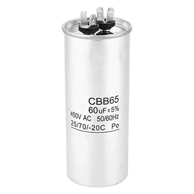 Afbeelding van Condensator, CBB65 60UF 450V condensator startmotor AC compressor startcondensator