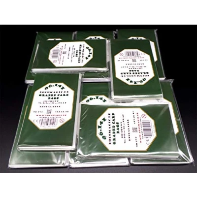 Afbeelding van Docsmagic.de 10 x 100 Resealable Graded Card Sleeves 96 141 mm PSA BGS Bags