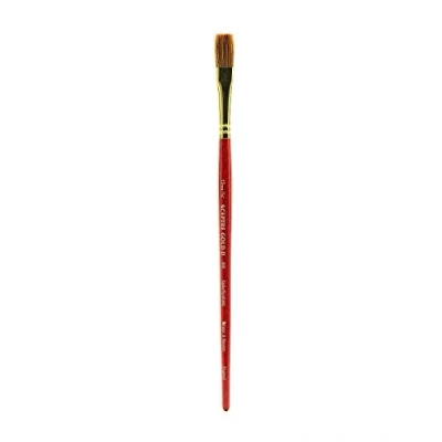 Afbeelding van Winsor &amp; Newton 5186772 Scepter Gold II kunstenaars aquarelpenseel met hoge verfcapaciteit en uitstekende veerkracht One Stroke penseel lange Steel 3/8 10 mm