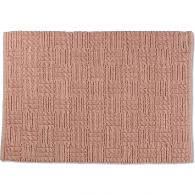Afbeelding van Badmat Kela Leana Salmon Red 60 x 100 cm