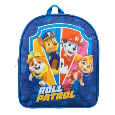 Afbeelding van PAW Patrol Rugzak Peuter Chase en Marshall Kinderrugzak Kleuter Rugzakken Eén Maat Blauw