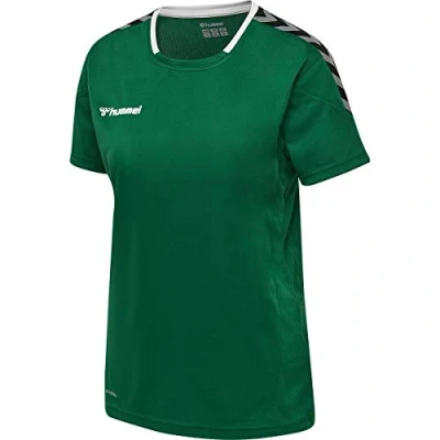 Afbeelding van Hummel Hmlauthentic Tshirt print, Dames, Maat: 34, Evergreen