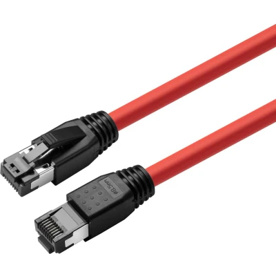 Afbeelding van Microconnect CAT8.1 S/FTP 1m Red LSZH Merk