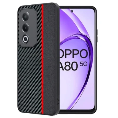 Afbeelding van FDHYFGDY Beschermhoesje voor Oppo A80 5G, hoogwaardige camerabescherming, schokbestendig, krasbestendig, hoesje