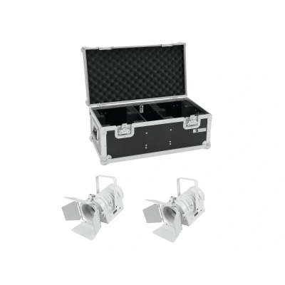 Afbeelding van EUROLITE Set 2x LED THA 40PC wh + Case