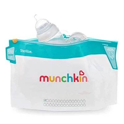 Afbeelding van Munchkin Cool Touch Microwave Steriliser Bags, Pack of 6 Reusable Bags