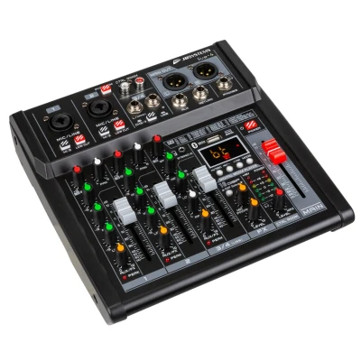 Afbeelding van JB Systems LIVE 4 Veelzijdige PA mixer in een handig compact formaat, ingangen / 3 kanalen