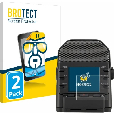 Afbeelding van BROTECT Screenprotector voor Zoom Q2n 4K Folie Beschermfolie transparant (2 Stuks)