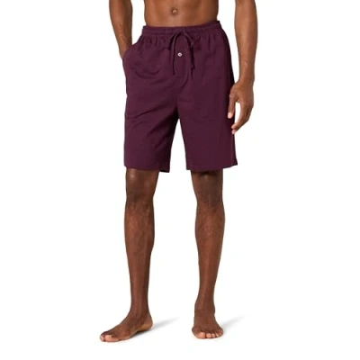 Afbeelding van Amazon Essentials Heren 9&quot; gebreide pyjama kort (verkrijgbaar in groot en lang), bordeaux, medium