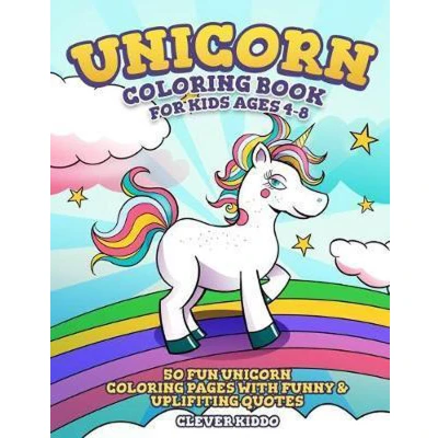 Afbeelding van Unicorn Coloring Book for kids ages 4 8