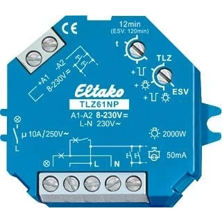 Afbeelding van Eltako inbouw trappenhuisautomaat tlz61np vuc 230v uc