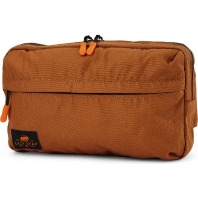 Afbeelding van Lazy Bear Lannie bruine opvouwbare heuptas voor heren