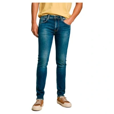 Afbeelding van Pepe Jeans Straight leg jeans, Heren, Maat: 34x32, Medium dark used