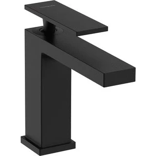 Afbeelding van Hansgrohe tecturis e 1 gats wastafelkraan 110 coolstart met pop up voorsprong 14 4cm mat zwart 73018670