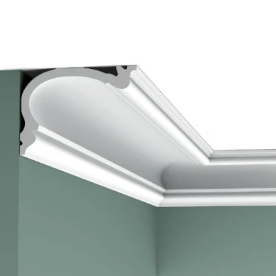 Afbeelding van Orac C341 kroonlijst 200x8.8x12.2 cm verfraaiing van plafond en wand
