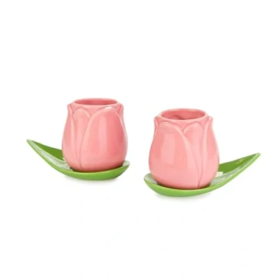 Afbeelding van Espresso Kopjes Tulip Roze