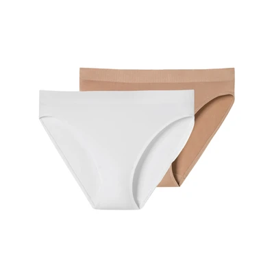 Afbeelding van Schiesser 2PACK Seamless Slip, Dames, Maat: Small, Weiss, maple