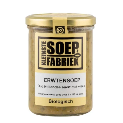 Afbeelding van Kleinstesoepfabr Erwtensoep / snert met vlees 400 g