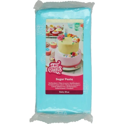 Afbeelding van FunCakes Rolfondant Fondant voor Cupcakes en Taarten Baby Blauw 1kg
