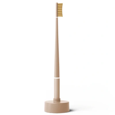 Afbeelding van Piuma Brush + Base VITAMIN C Nude Rose Tandenborstels Beautytasting