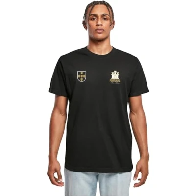 Afbeelding van Mister Tee Portugal Tshirt print, Heren, Maat: Large, Black