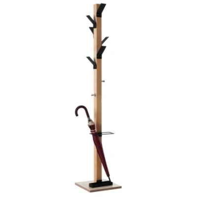 Afbeelding van kapstok Easycloth model A, uit hout, zwart