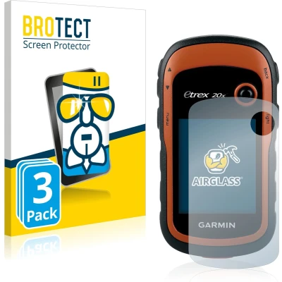 Afbeelding van BROTECT Screenprotector voor Garmin eTrex 20x Folie Beschermfolie Beschermglas transparant (3 Stuks)