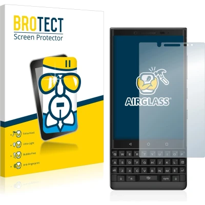Afbeelding van BROTECT Screenprotector voor BlackBerry Key2 Folie Beschermfolie Beschermglas transparant