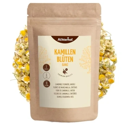 Afbeelding van Kamille bloemen 500g heel en gedroogd kamillethee van hele 100% natuurlijk licht bitter mild smaak geen toevoegingen vom Achterhof