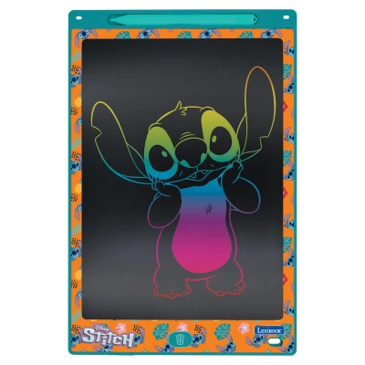 Afbeelding van Lexibook, Disney Stitch Magische Lei, Kunst en knutselspeelgoed voor meisjes jongens, A4 formaat met veelkleurige tekeningen, Blauw/oranje, CRT10D