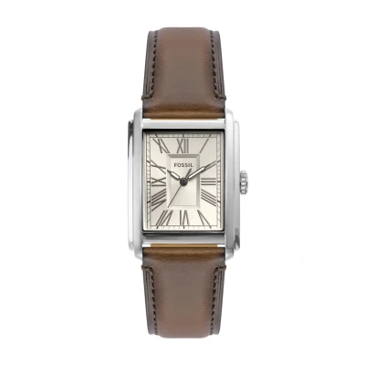 Afbeelding van Fossil horloge FS6012 Carraway bruin &amp; zilverkleurig