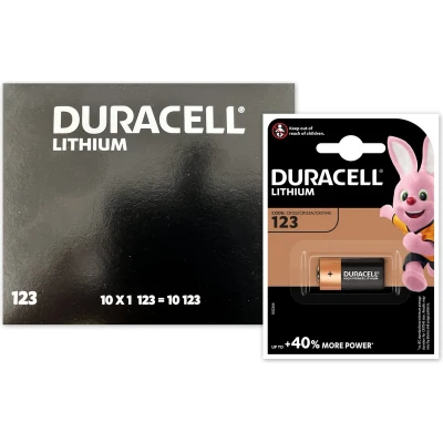 Afbeelding van Batterij duracell CR123