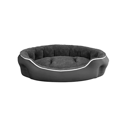 Afbeelding van Sogni e Capricci Coccole Honden en Katten bedpets, Donkergrijs, 75x65x20cm