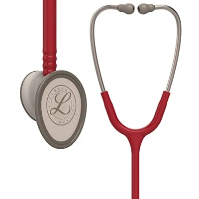 Afbeelding van 3M Littmann Lightweight II S. E. stethoscoop, 2451, wijnrode slang, stuk