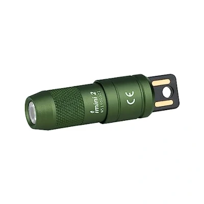 Afbeelding van OLIGHT iMini 2 Mini LED USB oplaadbare zaklamp sleutelhanger met magnetische voet, 50LM en 19.5g EOS zaklamp, IPX6 klein zaklampje voor kamperen, buiten, noodgevallen