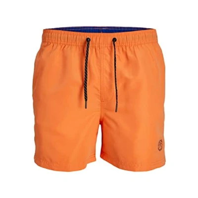 Afbeelding van JACK &amp; JONES PLUS JPSTFIJI JJSWIM SOLID SN PS zwemshorts, oranje peel, 46, Orange Peel