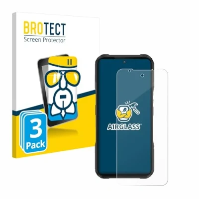 Afbeelding van BROTECT Screenprotector voor Doogee V20 Folie Beschermfolie Beschermglas transparant (3 Stuks)