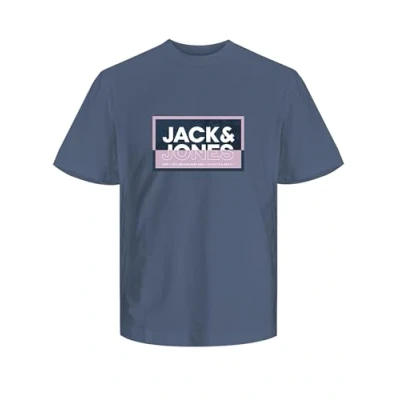 Afbeelding van JACK &amp; JONES CORE T shirt met printopdruk flint stone