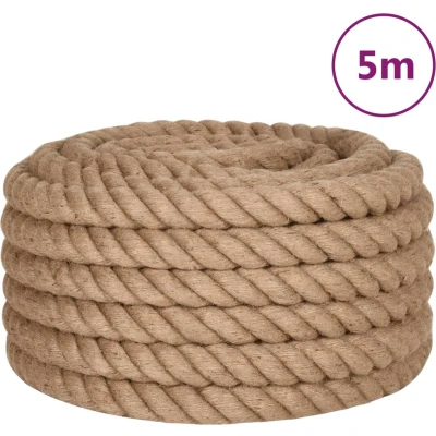 Afbeelding van vidaXL Touw 5 m lang 40 mm dik jute