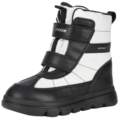 Afbeelding van Geox Meisje J Willaboom Girl B A enkellaars, White Black, 39 EU