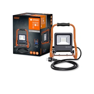 Afbeelding van LEDVANCE Armatuur: voor verdieping, WORKLIGHTS R STAND SOCKET (GEN 2) / 30 W, 220…240 V, stralingshoek: 120, Koel wit, 4000 K, body materiaal: aluminum/steel, IP44