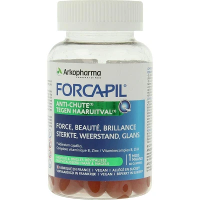 Afbeelding van Forcapil Tegen Haaruitval, 60 stuks