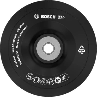 Afbeelding van Bosch Rubber steunschijf M14 x 125mm