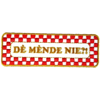 Afbeelding van Fjesta© Oeteldonk Embleem Brabantse Uitspraken Mende Nie Carnaval Den Bosch