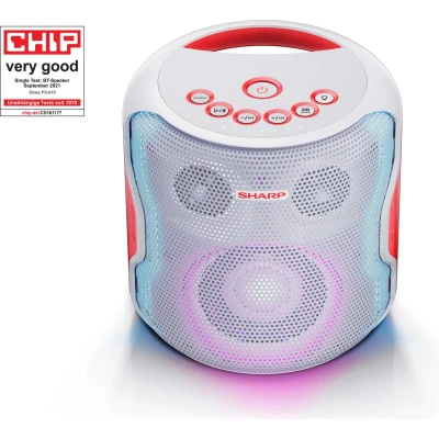 Afbeelding van Sharp PS 919(WH) 2.1 Partyspeaker 130 Watt wit