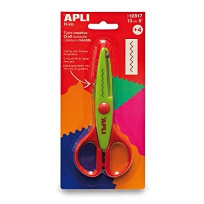 Afbeelding van Apli 012817 Zigzag creatieve schaar 13 cm meerkleurig