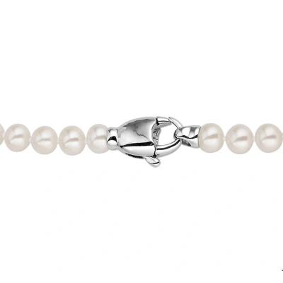 Afbeelding van Zilveren Ketting Parel 6,0 mm x 42 cm lang